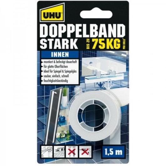 Cinta de montage UHU UH46855 Blanche 20 g