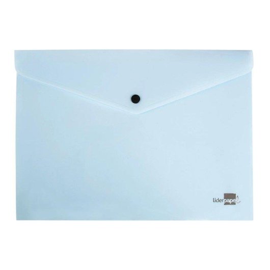 Cartella Dossier Liderpapel Broccio Polipropilene A4 50 Fogli Celeste