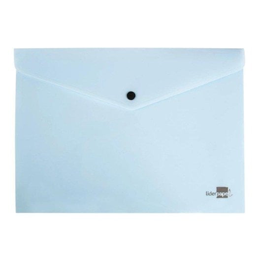 Cartella Dossier Liderpapel Broccio Polipropilene A4 50 Fogli Celeste