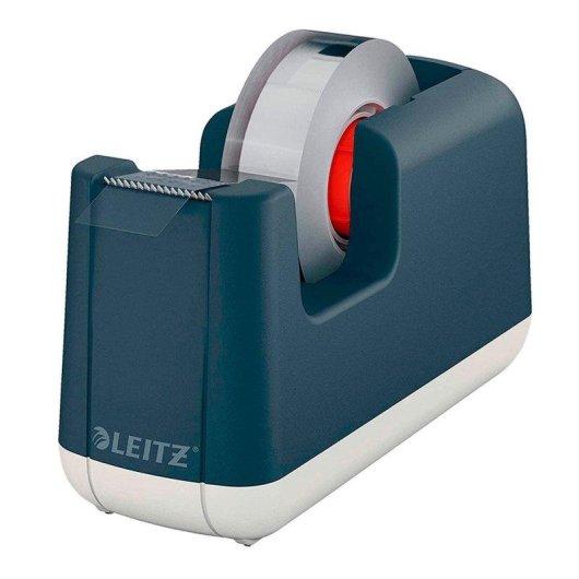 Dispensador de Cinta Adhesiva de Sobremesa Leitz Cosy Gris con Rollo Incluido