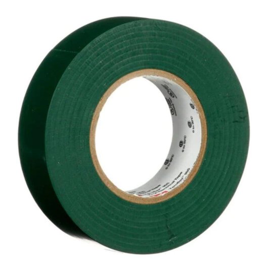 Cinta Aislante 3M 165GR6E Verde PVC 25 m