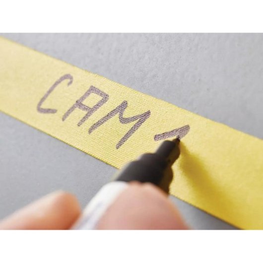 Cinta Adhesiva Tesa 04651 Amarillo 50 m x 25 mm para Pintura y Protección
