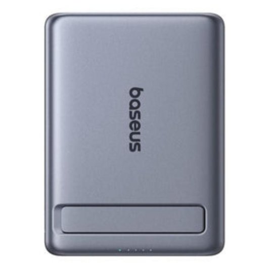 Bateria Externa Baseus 5000 mAh Carregador Sem Fios 5 W Cinzento