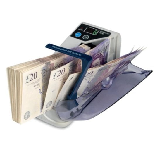 Contador de billetes Safescan 2000 3 dígitos 600 billetes/minuto