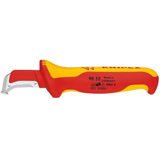 Tagliacavi Knipex Kabelmantelmesser 009855 180 mm Lama Fissa 3,8 cm