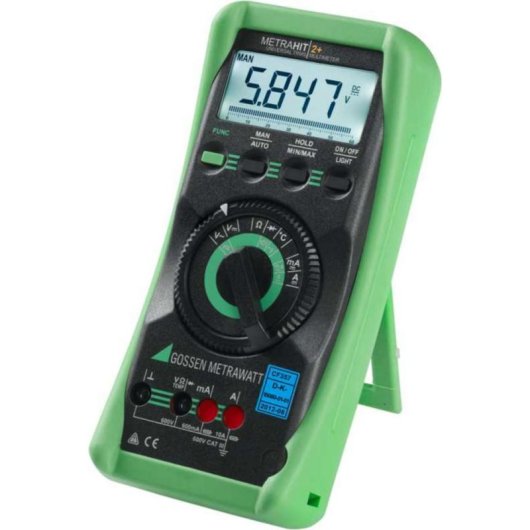 Digitalmultimeter tragbar GMC METRAHIT 2+ CAT III 600V rückseitig beleuchtet