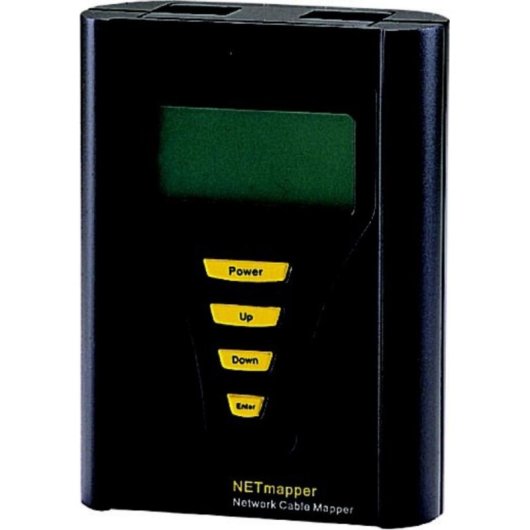 Comprobador de cables de red Hobbes NETmapper Pro RJ-45 LCD Negro