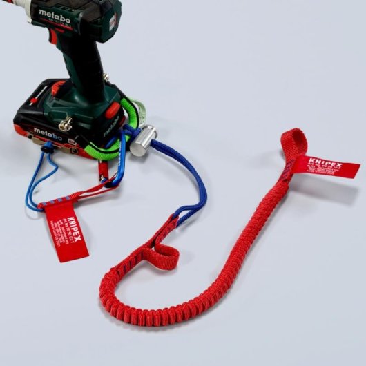 Corda elástica Knipex 00 50 10 T BK 6 kg Azul Vermelho 900 mm