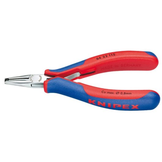 Alicate à bout rond Knipex 64 22 115 mm Bleu et Rouge