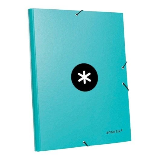 Cartella Scolastica A4 Antartik con 3 Scomparti e Chiusura Elastica Menta
