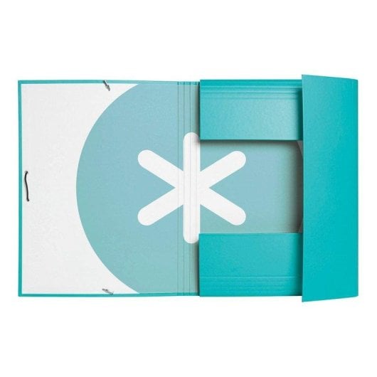 Cartella Scolastica A4 Antartik con 3 Scomparti e Chiusura Elastica Menta