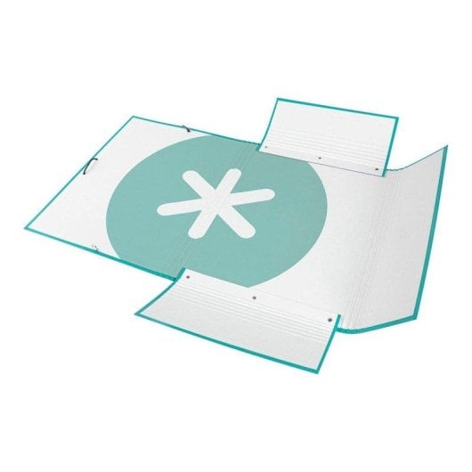 Cartella Scolastica A4 Antartik con 3 Scomparti e Chiusura Elastica Menta