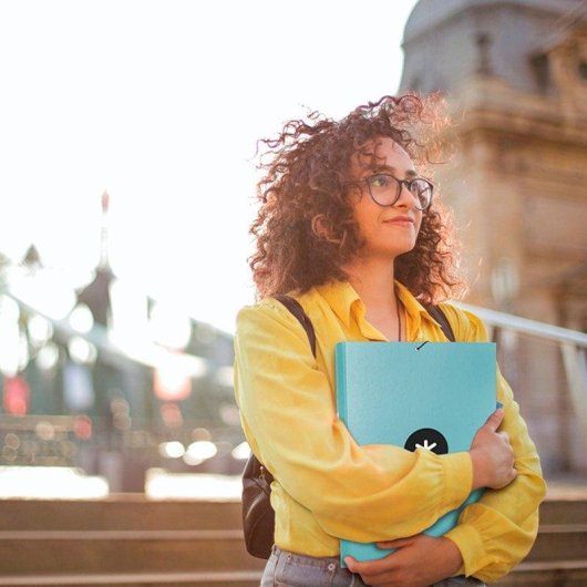 Cartella Scolastica A4 Antartik con 3 Scomparti e Chiusura Elastica Menta