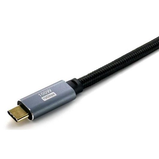 Cable USB 3.2 Gen 2 C a C Equip 3 m Negro 100 W PD 10 Gbps