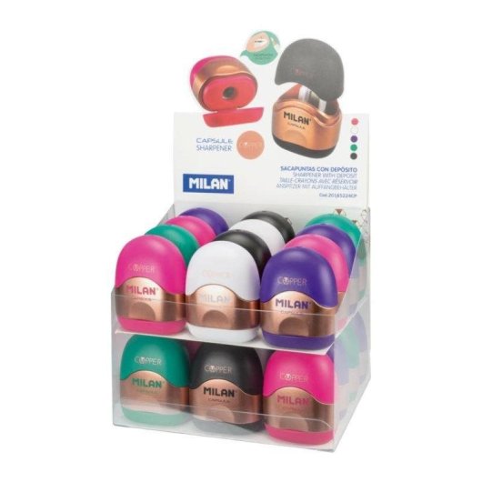 Affilamatite Milan Capsule Copper con serbatoio