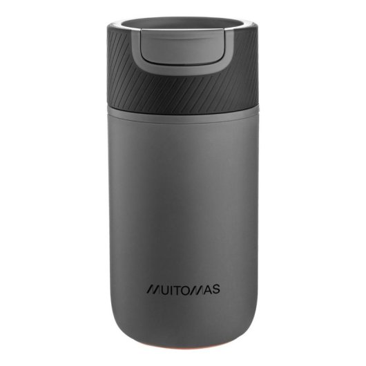 Botella térmica Muitomas NFDBOTTLE350BK 350 ml antideslizante antiderrame