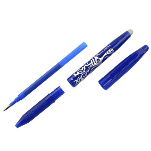 Penna Pilot FriXion Ball Cancellabile e Ricaricabile 0.7 mm Anti-Fatica Blu