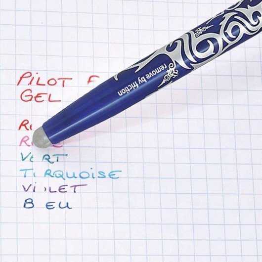 Penna Pilot FriXion Ball Cancellabile e Ricaricabile 0.7 mm Anti-Fatica Blu