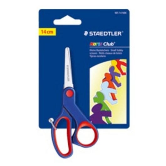 Tijeras de Manualidades Staedtler Noris Club 965 Cuchillas Romanas 14 cm Diestros