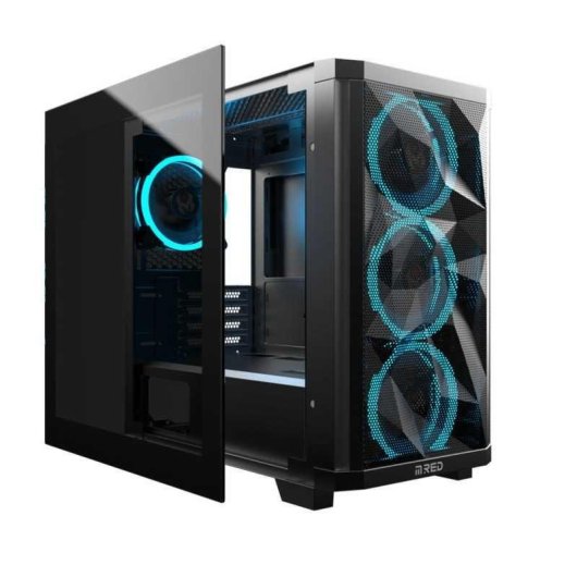 Boîtier PC Gaming M.RED Stardust Mini Black Mini Tower