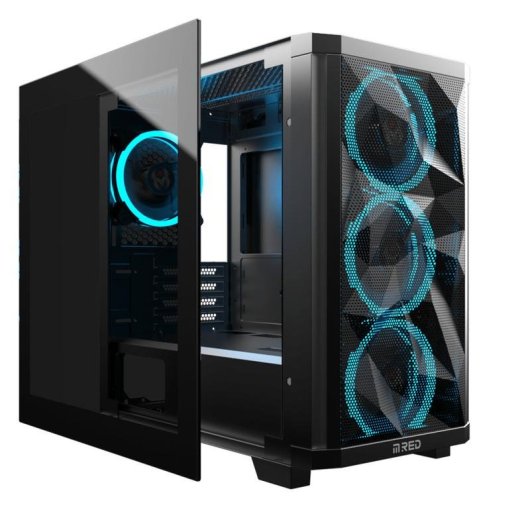 Boîtier PC Gaming M.RED Stardust Mini Black Mini Tower