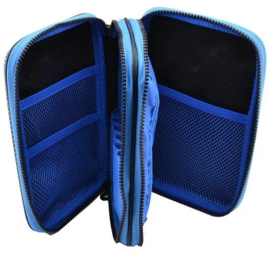 Cartella Plumier Doppia Rigida 3D Magic Officebox Hero Nero