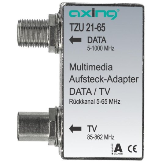 Combinador de Cables Axing TZU 21-65 5-1006 MHz Conectores F/IEC