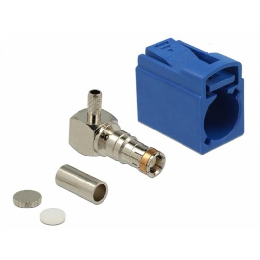 Conector Delock FAKRA C Macho 90° Azul Conector Coaxial