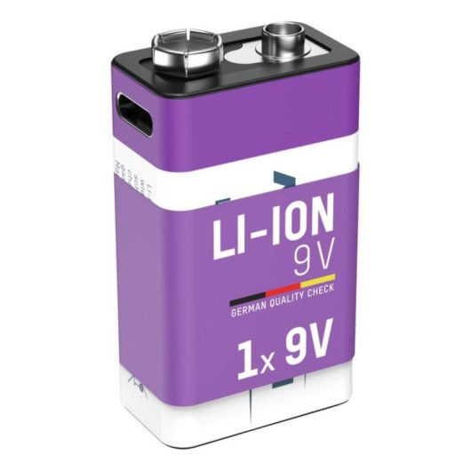 Pile Ansmann 1315-0005 Recargable 9V Ión de Litio 400 mAh