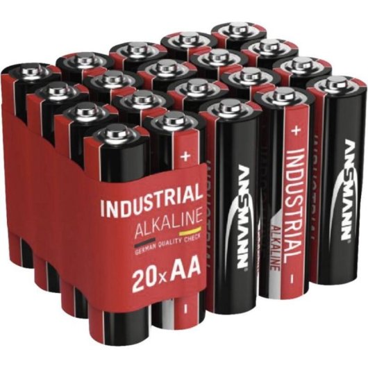 Pilha Alcalina Ansmann LR6 AA 1,5 V 20 unidades