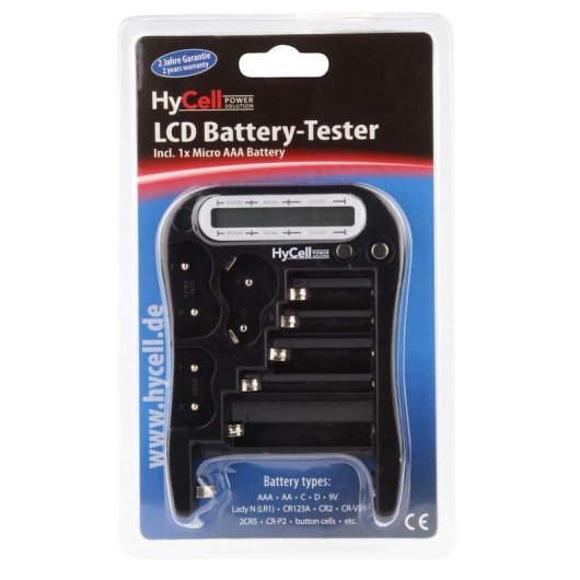 Medidor de energia e bateria Ansmann 1900-0037 Preto