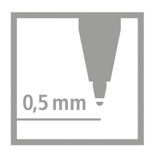 Bolígrafo Roller STABILO EASYoriginal Ergonómico Rosa Azul 0,5 mm