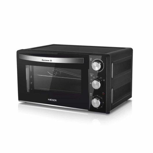 Horno Sobremesa Haeger Ducasse 35 35L 52cm 1500W Convección Grill Negro
