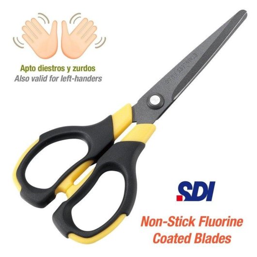 Tijeras Multiusos Sdi Black Titanium 17 cm Antiadherentes Amarillas