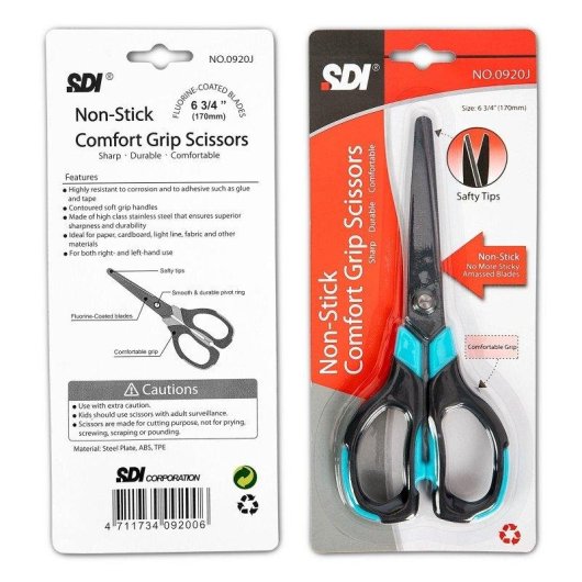 Tijeras Multiusos Sdi Black Titanium 17 cm Antiadherentes Amarillas