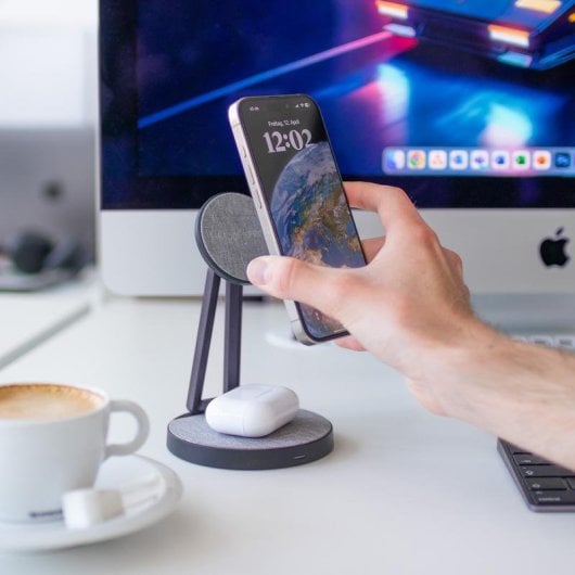Cargador Inalámbrico XLayer MagFix Pro 2 MagSafe 15W USB-C 2m