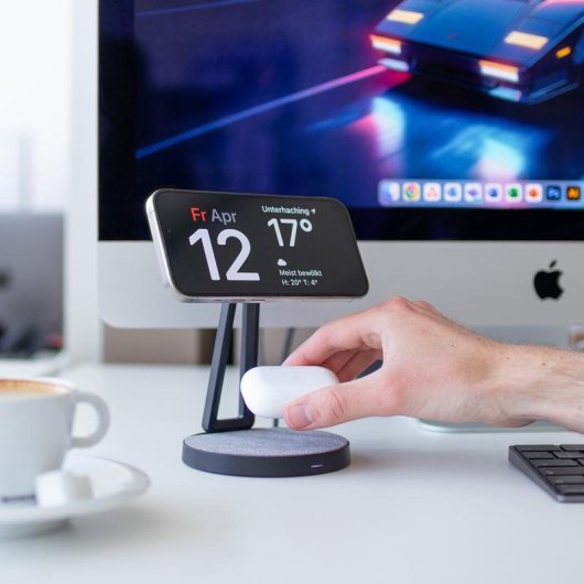 Cargador Inalámbrico XLayer MagFix Pro 2 MagSafe 15W USB-C 2m
