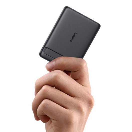 Batería Externa Baseus P10081907123-00 5000 mAh Cargador Inalámbrico 5 W Negro
