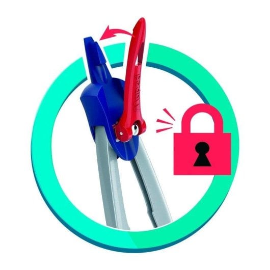 Compás Stop System Maped con Adaptador Universal y Sistema de Bloqueo