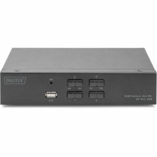 Conmutador KVM Digitus 4x1 DisplayPort 4K 60Hz USB