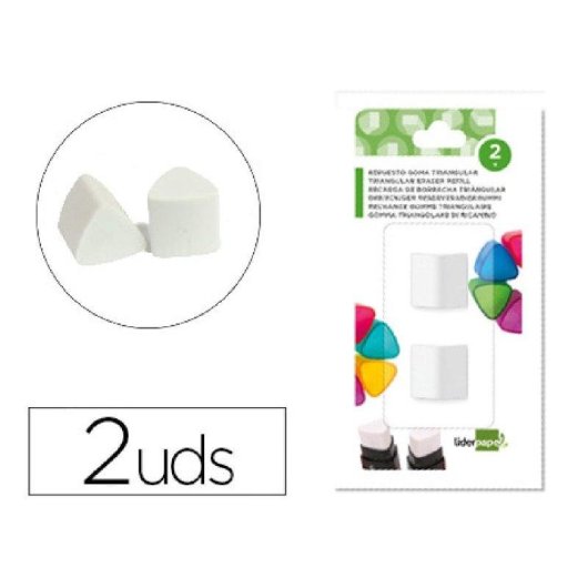 Gomma Triangolare Liderpapel con Temperino