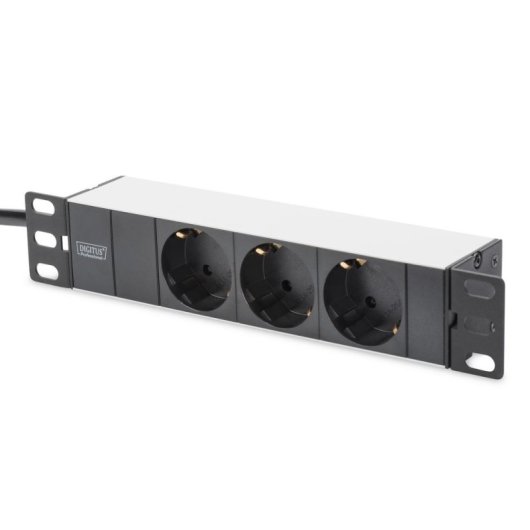 Armadio Rack Digitus 9U 254 mm (10") Nero Kit Rete Compatta