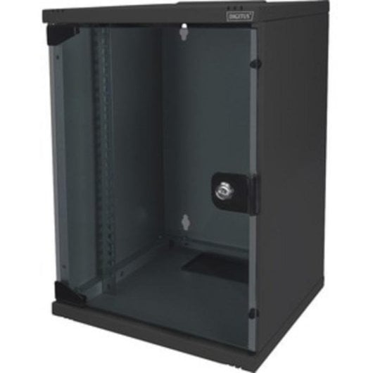 Armadio Rack Digitus 9U 254 mm (10") Nero Kit Rete Compatta