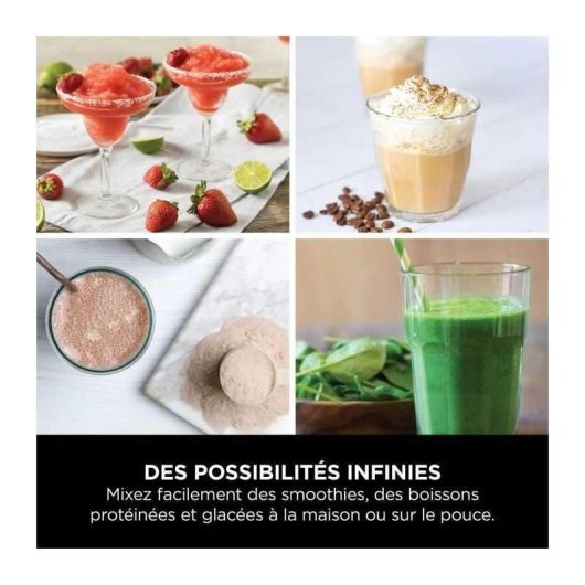 Batidora Portátil Ninja Blast 530 ml USB-C Blanco