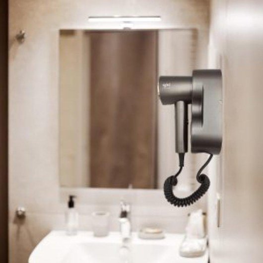 Secador de Pelo de Hotel Grunkel PEARLRESORT 1600W 3 Temperaturas 2 Velocidades Soporte Mural Blanco