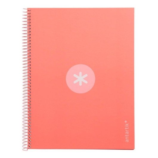 Quaderno A4 Antartik a spirale con copertina rigida e banda colorata