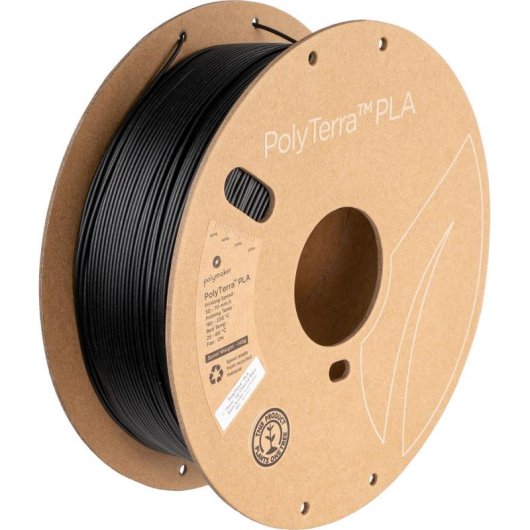 Filamento PLA Polymaker PA04007 Noir 1,75 mm 3 kg Haute Qualité