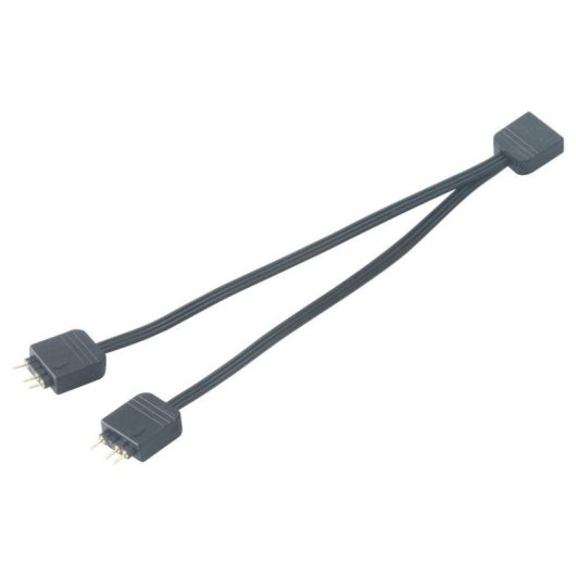 Câble Splitter Addressable RGB Akasa AK-CBLD08-12BK 0,12 m Noir