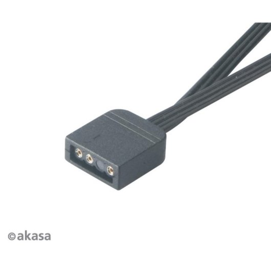 Câble Splitter Addressable RGB Akasa AK-CBLD08-12BK 0,12 m Noir