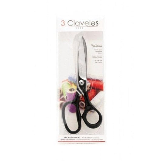 Forbici Multiuso Professionali 3 Claveles Forgiate Tipo Tappezziere 20 cm